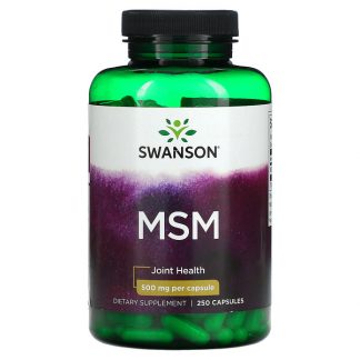 Swanson, MSM, Joint Health, 250 mg, 250 Capsules