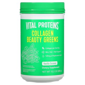 Vital Proteins, Collagen Beauty Greens, Vanilla Coconut, 10.2 oz (288 g)