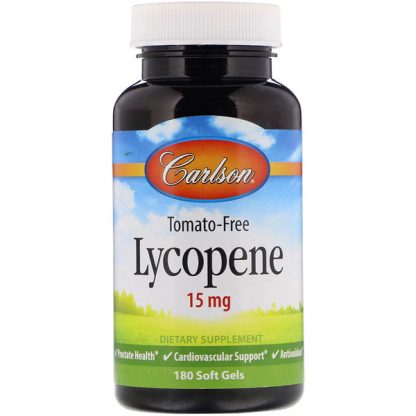 Carlson Labs, Lycopene, 15 mg, 180 Soft Gels