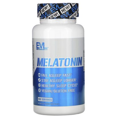 EVLution Nutrition, Melatonin, 5 mg, 100 Tablets