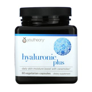 Youtheory, Hyaluronic Plus, 60 Vegetarian Capsules