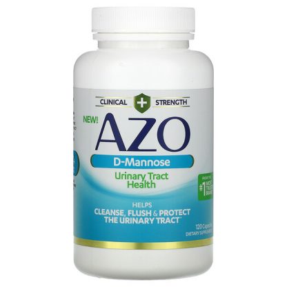 Azo, D-Mannose, Urinary Tract Health, 120 Capsules