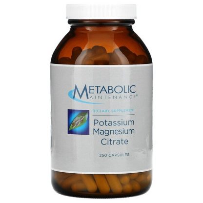 Metabolic Maintenance, Potassium Magnesium Citrate, 250 Capsules