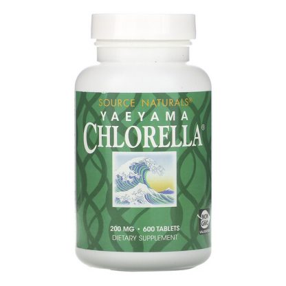 Source Naturals, Yaeyama Chlorella, 200 mg, 600 Tablets