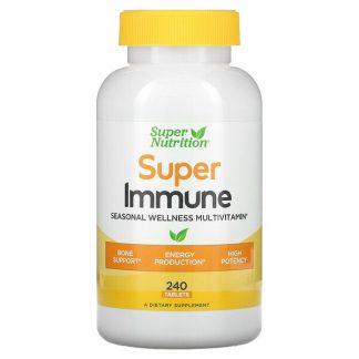 Super Nutrition, Super Immune, Seasonal Wellness Multivitamin, 240 Tablets