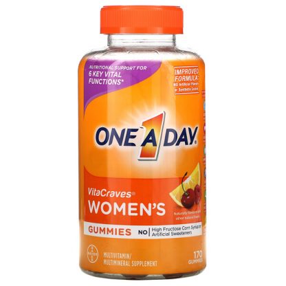 One-A-Day, Women's VitaCraves, Multivitamin/MultiMineral Supplement, 170 Gummies