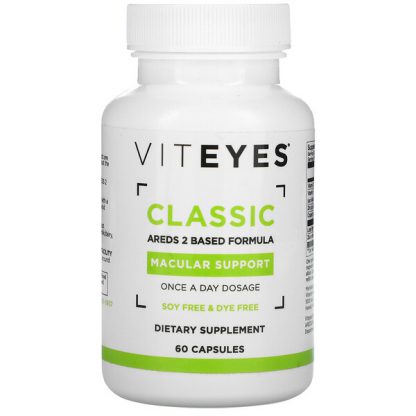 Viteyes, Classic Macular Support, AREDS 2 Based Formula, 60 Capsules