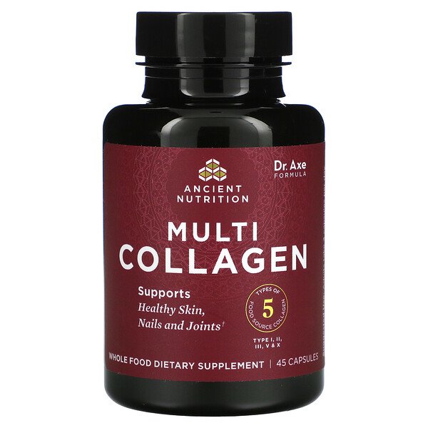 Dr. Axe / Ancient Nutrition, Multi Collagen, 45 CapsulesSingapore