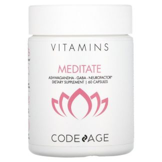 CodeAge, Vitamins, Meditate, 60 Capsules