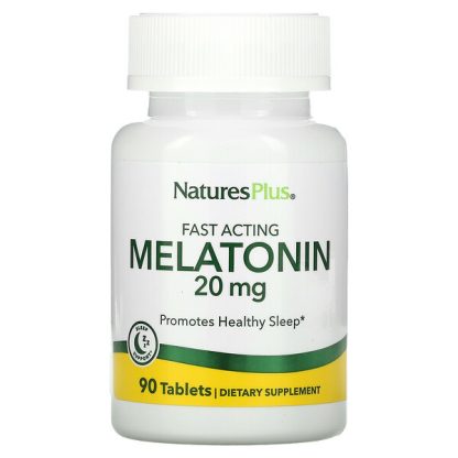 NaturesPlus, Melatonin, 20 mg, 90 Tablets