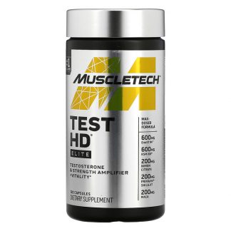 Muscletech, Test HD, Elite, 120 Capsules