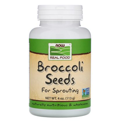 NOW Foods, Real Food, Broccoli Seeds, 4 oz (113 g)