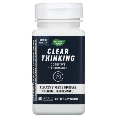 Nature's Way, Brain Health, Clear Thinking, 40 Capsules