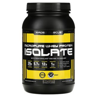 Kaged Muscle, Micropure Whey Protein Isolate, S'mores, 3 lb (1.36 kg)