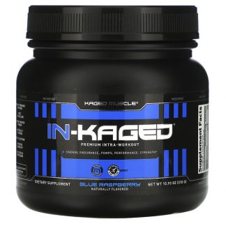 Kaged Muscle, IN-KAGED, Premium Intra-Workout, Blue Raspberry, 10.93 oz (310 g)