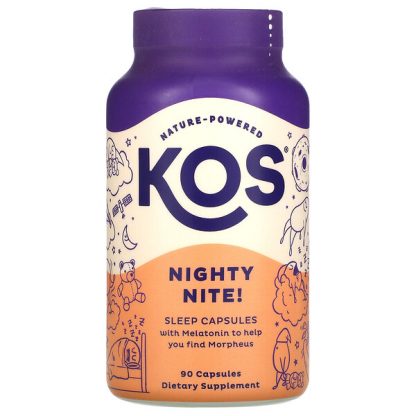 KOS, Nighty Nite!, Sleep Capsules, 90 Capsules