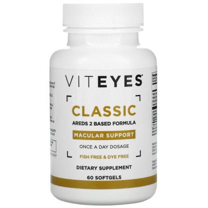 Viteyes, Classic Macular Support, AREDS 2 Based Formula, 60 Softgels