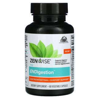 Zenwise Health, ENDigestion, 60 Vegetable Capsules