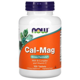 NOW Foods, Cal-Mag, Stress Formula, 100 Tablets