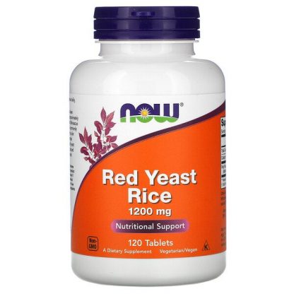 NOW Foods, Red Yeast Rice, 1200 mg, 120 Tablets