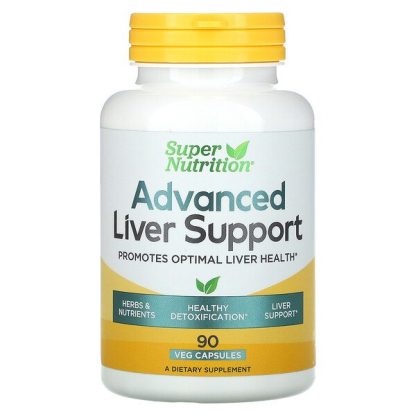 Super Nutrition, Advanced Liver Support, 90 Veg Capsules