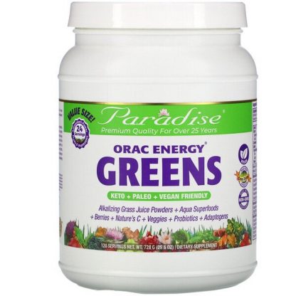 Paradise Herbs, ORAC Energy Greens, 25.6 oz (728 g)