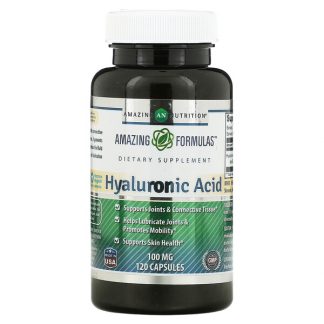 Amazing Nutrition, Hyaluronic Acid, 100 mg, 120 Capsules