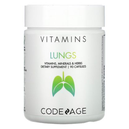 CodeAge, Vitamins, Lungs, 90 Capsules