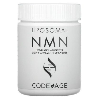 CodeAge, Liposomal NMN, Resveratrol, Quercetin, 90 Capsules