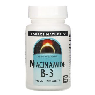 Source Naturals, Niacinamide B-3, 100 mg, 250 Tablets