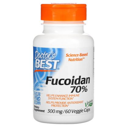 Doctor's Best, Fucoidan 70%, 60 Veggie Caps