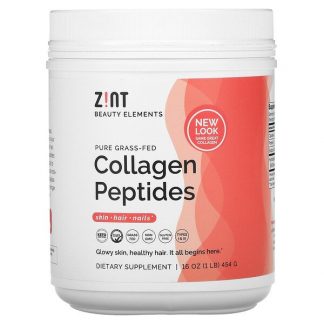 Zint, Pure Grass-Fed Collagen Peptides, 16 oz (454 g)