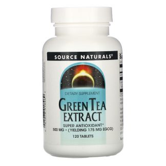 Source Naturals, Green Tea Extract, 500 mg, 120 Tablets