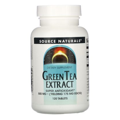 Source Naturals, Green Tea Extract, 500 mg, 120 Tablets