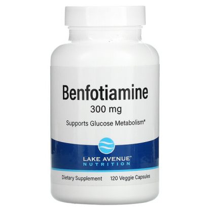 Lake Avenue Nutrition, Benfotiamine, 300 mg, 120 Veggie Capsules