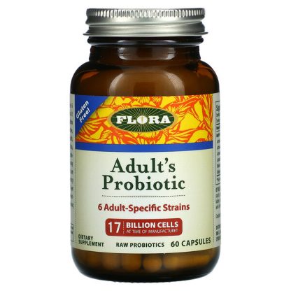 Flora, Adult's Probiotic, 17 Billion Cells, 60 Capsules