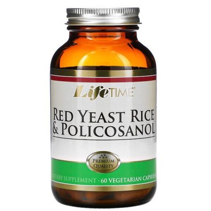 LifeTime Vitamins, Red Yeast Rice & Policosanol, 60 Vegetarian Capsules