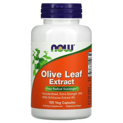 NOW Foods, Olive Leaf Extract, 100 Veg Capsules