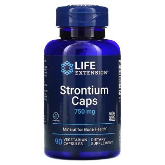 Life Extension, Strontium Caps, 250 mg, 90 Vegetarian Capsules