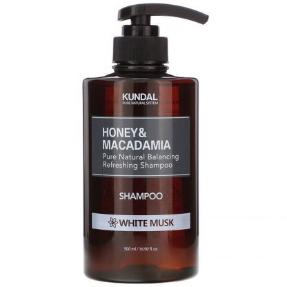 Kundal, Honey & Macadamia, Shampoo, White Musk, 16.90 fl oz (500 ml)