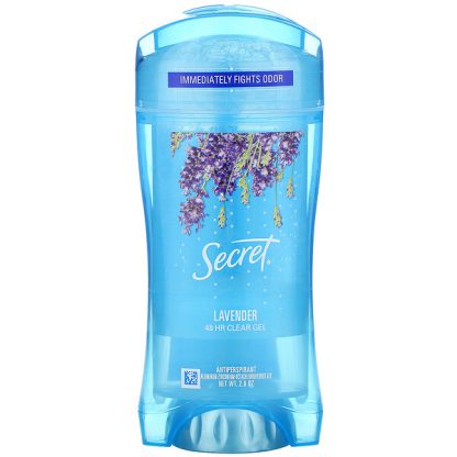 Secret, 48 Hour Clear Gel Deodorant, Lavender, 2.6 oz