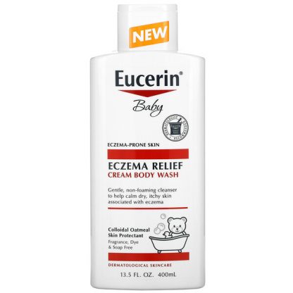 Eucerin, Baby, Eczema Relief, Cream Body Wash, 13.5 fl oz (400 ml)