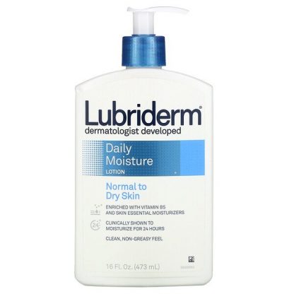 Lubriderm, Daily Moisture Lotion, 16 fl oz (473 ml)