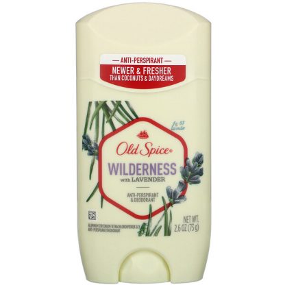 Old Spice, Anti-Perspirant & Deodorant, Wilderness with Lavender, 2.6 oz (73 g)