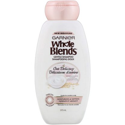 Garnier, Whole Blends, Oat Delicacy Gentle Shampoo, 12.5 fl oz (370 ml)