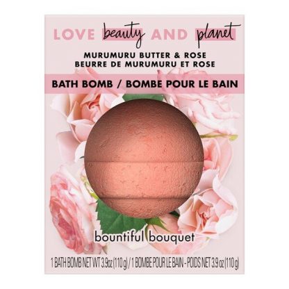 Love Beauty and Planet, Bath Bomb, Murumuru Butter & Rose, 3.9 oz (110 g)