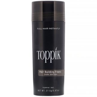 Toppik, Hair Building Fibers, Dark Brown, 0.97 oz (27.5 g)