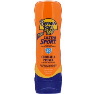 Banana Boat, Ultra Sport, Sunscreen Lotion, Broad Spectrum SPF 30, 8 oz (236 ml)