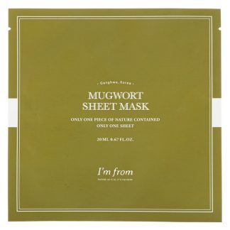 I'm From, Mugwort Beauty Sheet Mask, 1 Sheet, 0.67 fl oz (20 ml)