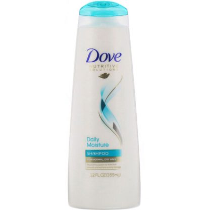 Dove, Nutritive Solutions, Daily Moisture Shampoo, For Normal, Dry Hair, 12 fl oz (355 ml)